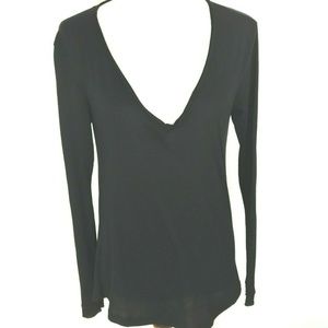 Joe's Jeans Long Sleeve Top Keyhole Back